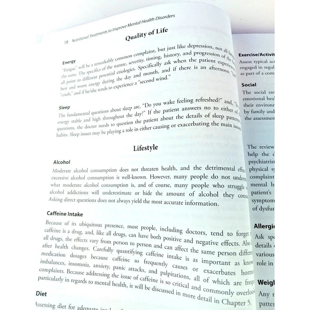 Nutritional Treatments to Improve Mental Health Disorders:‎ Non-Pharmaceutical